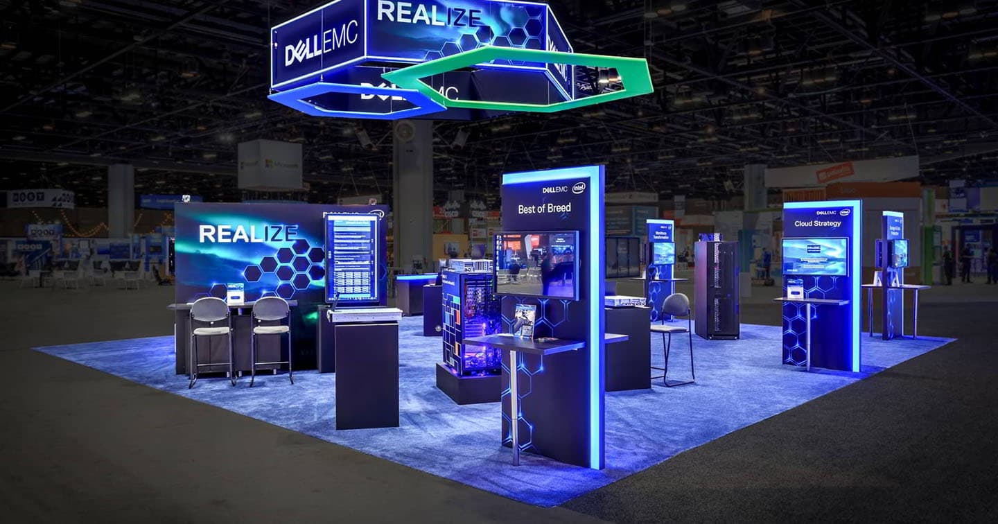 5 Trends in Trade Show Exhibit Hanging Signs Blog 3D Exhibits, Inc.